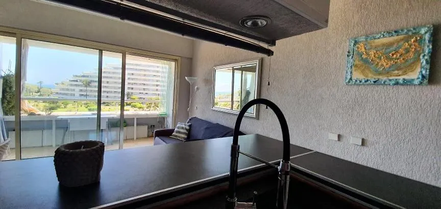 Lovely Apartment In Marina Baie Des Anges- Baronnet - Sew View, Free Parking Spaces On Site, Restaurants, Beach, Supermarket Villeneuve-Loubet Frankrike