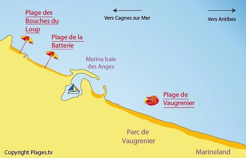 Lovely Apartment In Marina Baie Des Anges- Baronnet - Sew View, Free Parking Spaces On Site, Restaurants, Beach, Supermarket Villeneuve-Loubet